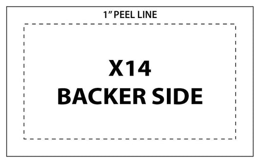 Exterior Legal Label